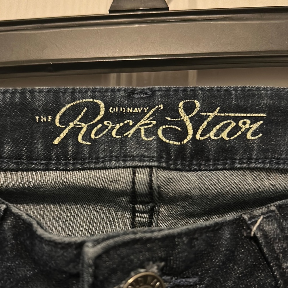Old Navy Blue Skinny Jeans Sleek Fit - Picture 2 of 3